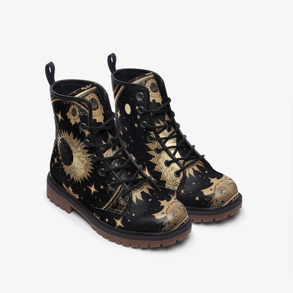 Moon Phases Casual Leather Lightweight boots MT