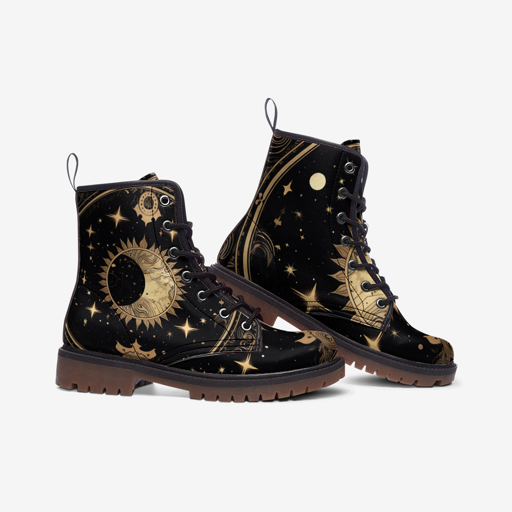 Moon Phases Casual Leather Lightweight boots MT