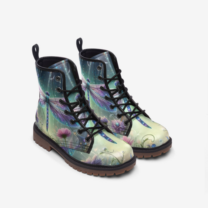 Dragonfly Combat Boots – Vegan Leather