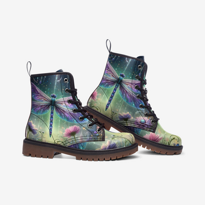 Dragonfly Combat Boots – Vegan Leather