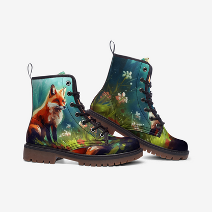 Fox Forest Combat Boots – Vegan Leather