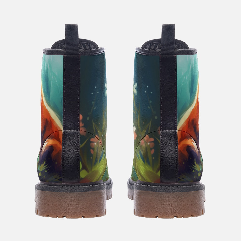 Fox Forest Combat Boots – Vegan Leather