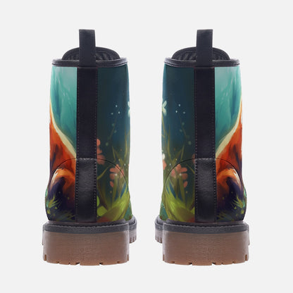 Fox Forest Combat Boots – Vegan Leather
